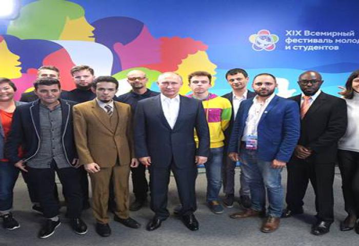 Saat Gamal Albinsaid Bertemu Vladimir Putin